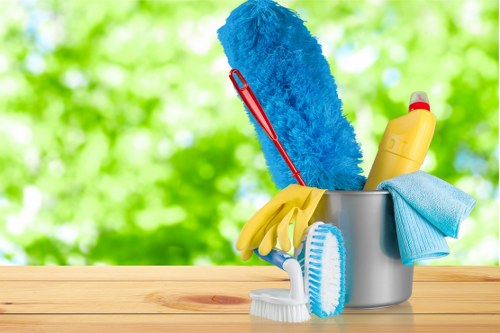 Professional end of tenancy cleaning in a Shoreditch apartment kitchen