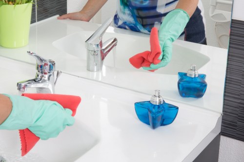 Deep upholstery cleaning process for a Shoreditch home with access considerations