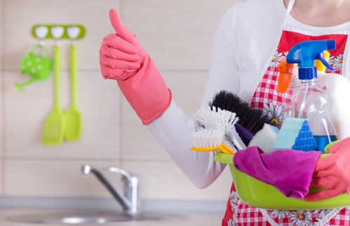 Professional cleaning tasks for office kitchens, desks, and washrooms in Shoreditch