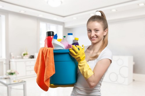 Tile, stone, and vinyl floor cleaning in a Shoreditch interior