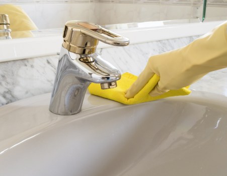 PPE used during professional cleaning for protection and hygiene