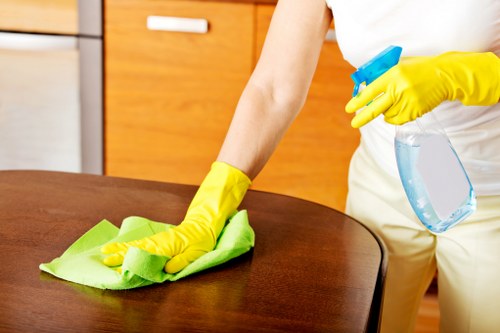 Cleaning a variety of curtain fabrics in an East London property